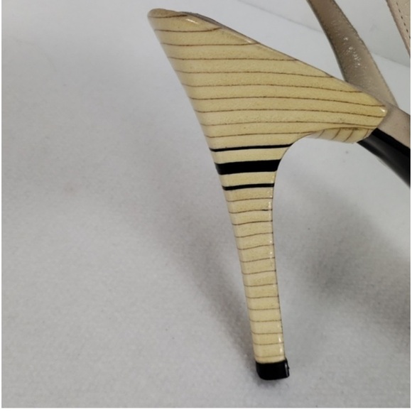 Tom Ford for Gucci Women's Vintage Cream Slingback Sandals Size 8.5 - Picture 6 of 8